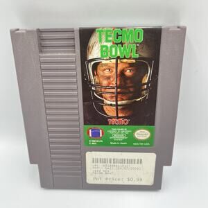 Tecmo Bowl (Nintendo Entertainment System, 1989) NES game WORKS!
